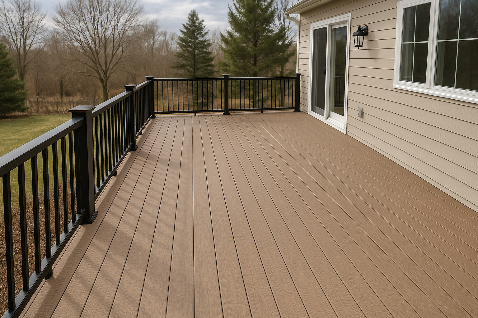 Top Decking Materials to Survive Bucks County Weather