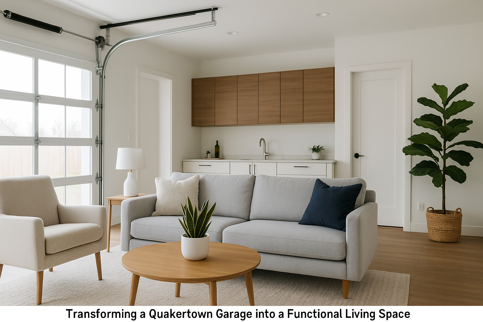 Transforming a Quakertown Garage into a Functional Living Space