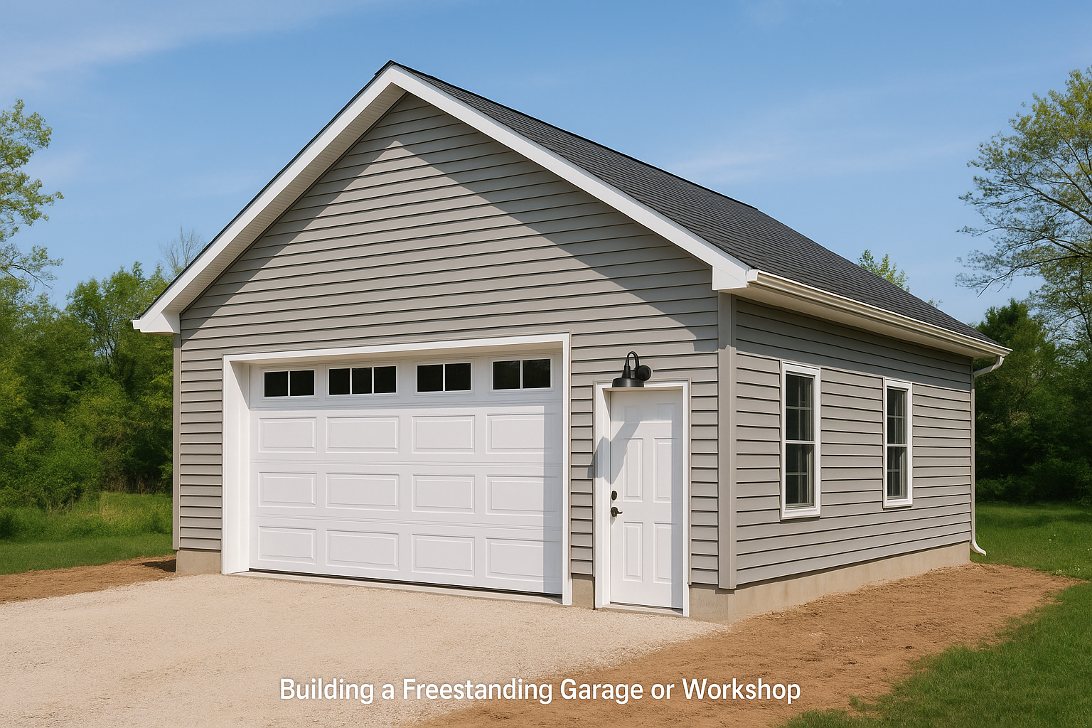Building a Freestanding Garage or Workshop in Quakertown