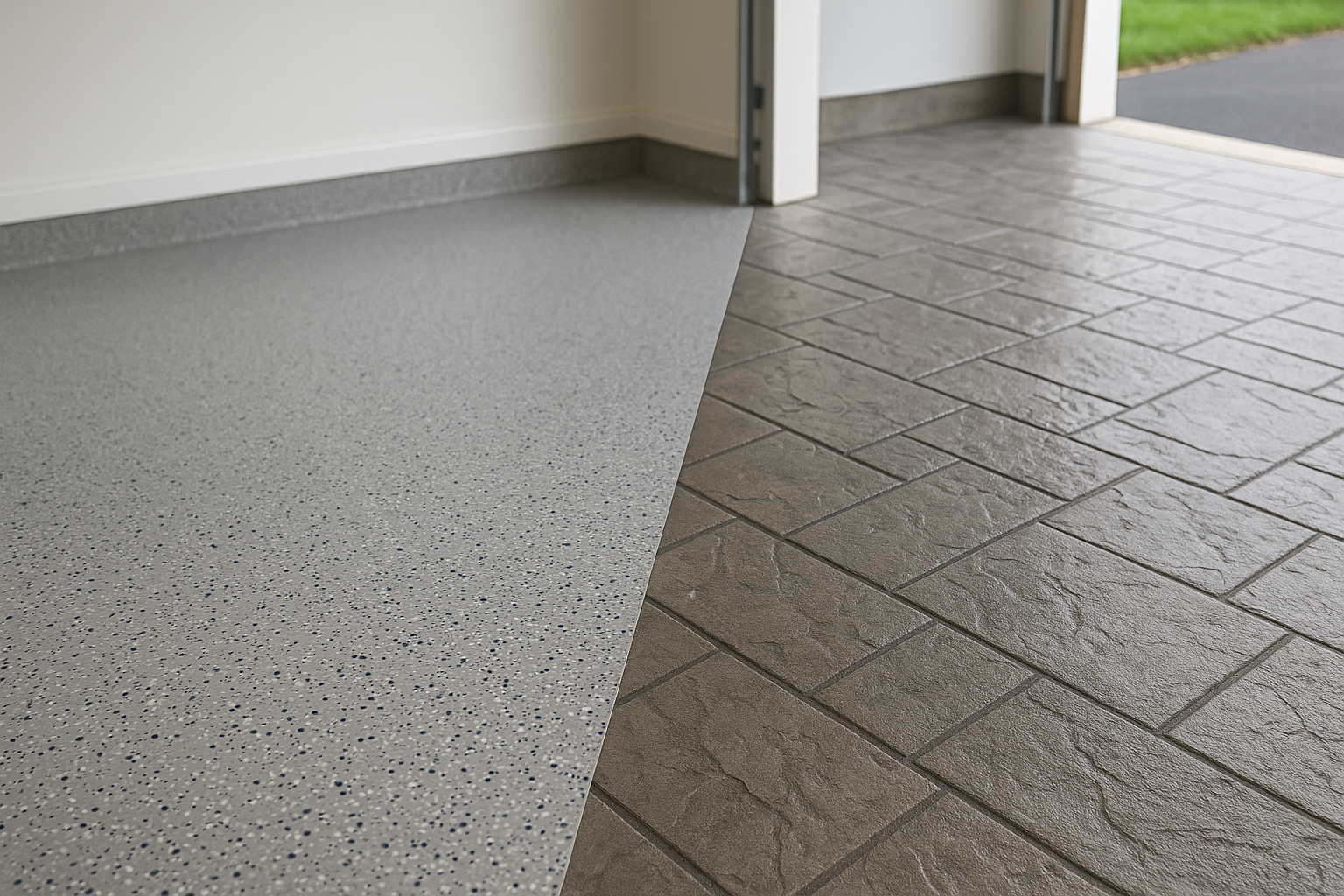Epoxy Garage Floors vs. Stamped Concrete: Which is Better?