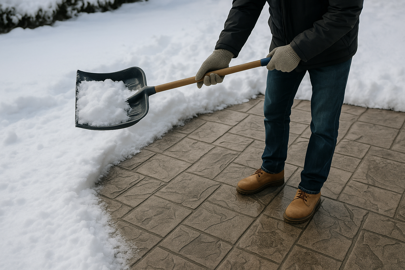How to Maintain Your Stamped Concrete Patio in Freezing Temps